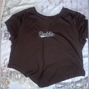 Baddie brown top🤎